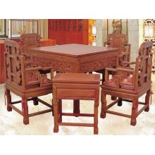 红木中式麻将机餐桌麻将桌